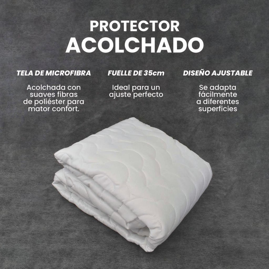 Protector Acolchado de Colchón Microfibra 140x190