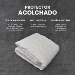 Protector Acolchado de Colchón Microfibra 140x190