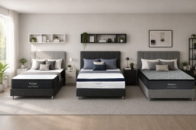 Colchones Hotel Dreams Energy, Confort y Elegance comparados