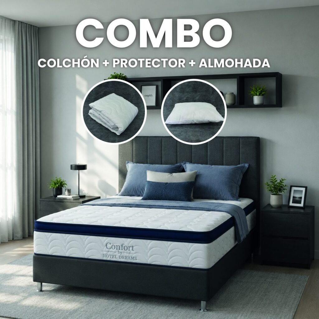 Combo Confort · Protector + Almohada