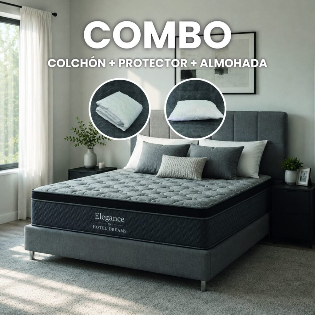 Combo Elegance · Protector + Almohada