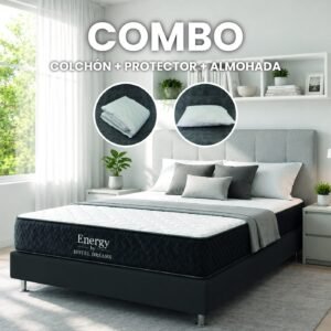 Combo Energy · Protector + Almohada