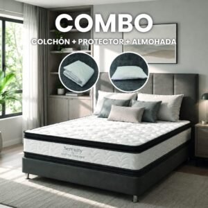 Combo Serenity · Protector + Almohada