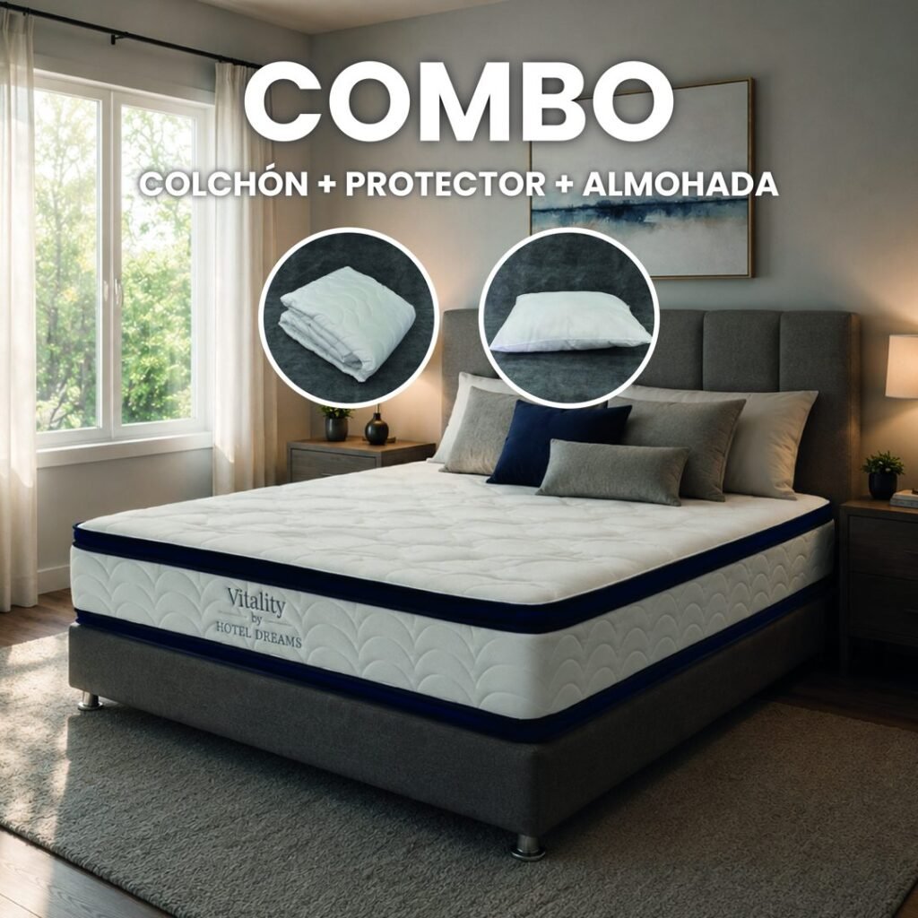 Combo Vitality · Protector + Almohada